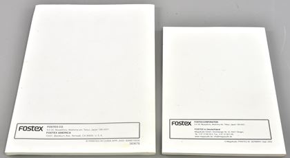 Fostex-MR-8 English and German manuals